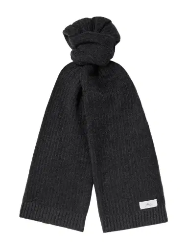 MR P. Ribbed Cashmere Scarf - Men | Thumbnail 1 MR P. Ribbed Cashmere Scarf - Men | Thumbnail 1