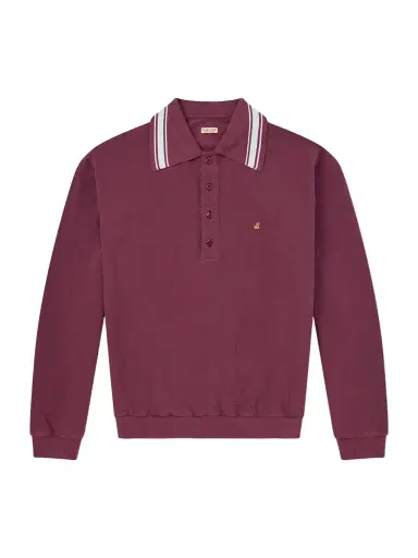 KAPITAL Box Striped Embroidered Cotton-Piqué Polo Shirt - Men | Thumbnail 1