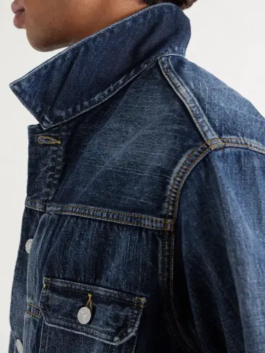 Visvim Social Sculpture 101 X DMGD-1010 Cropped Distressed Selvedge Denim Jacket - Men | Thumbnail 5 Visvim Social Sculpture 101 X DMGD-1010 Cropped Distressed Selvedge Denim Jacket - Men | Thumbnail 5