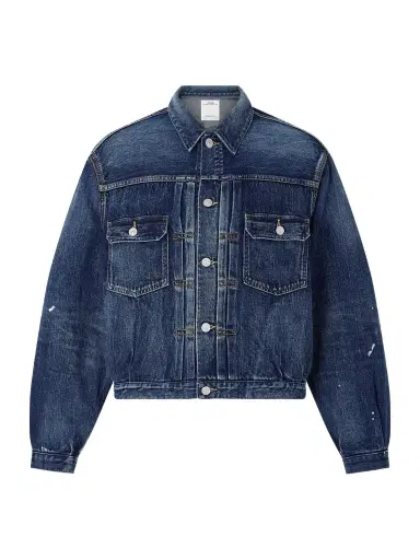 Visvim Social Sculpture 101 X DMGD-1010 Cropped Distressed Selvedge Denim Jacket - Men | Thumbnail 1 Visvim Social Sculpture 101 X DMGD-1010 Cropped Distressed Selvedge Denim Jacket - Men | Thumbnail 1