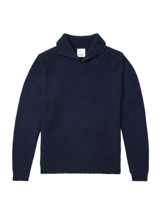 Shawl-Collar Virgin Wool and Cashmere-Blend Sweater - Men