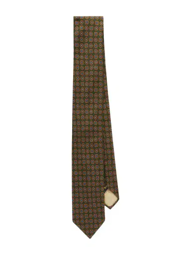 Rubinacci 9cm Printed Silk-Twill Tie - Men | Thumbnail 1