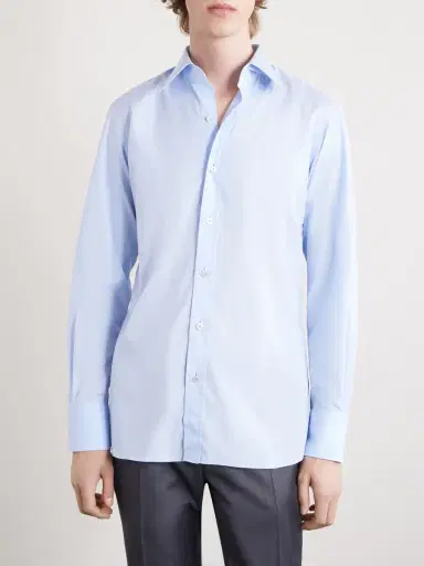 Tom Ford Cotton-Poplin Shirt - Men | Thumbnail 5 Tom Ford Cotton-Poplin Shirt - Men | Thumbnail 5