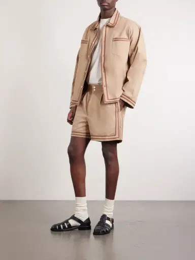 BODE Canteen Cotton-Twill Overshirt - Men | Thumbnail 2 BODE Canteen Cotton-Twill Overshirt - Men | Thumbnail 2