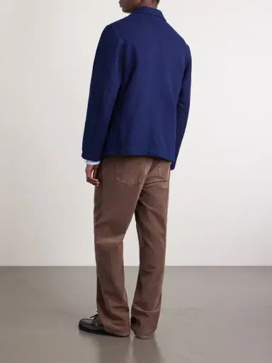 Blue Blue Japan Sashiko Cotton-Piqué Blazer - Men | Thumbnail 4