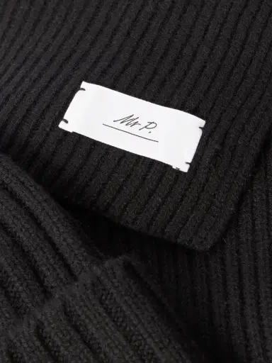 MR P. Ribbed Cashmere Beanie and Scarf Set - Men | Thumbnail 2