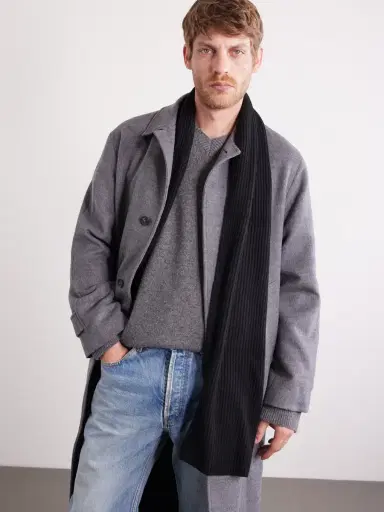 MR P. Ribbed Cashmere Beanie and Scarf Set - Men | Thumbnail 4
