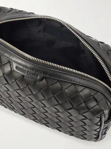 Officine Creative Armour 014 Woven Leather Wash Bag - Men | Thumbnail 4 Officine Creative Armour 014 Woven Leather Wash Bag - Men | Thumbnail 4