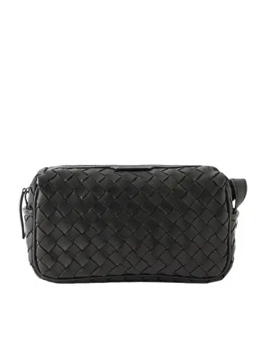 Officine Creative Armour 014 Woven Leather Wash Bag - Men | Thumbnail 1 Officine Creative Armour 014 Woven Leather Wash Bag - Men | Thumbnail 1