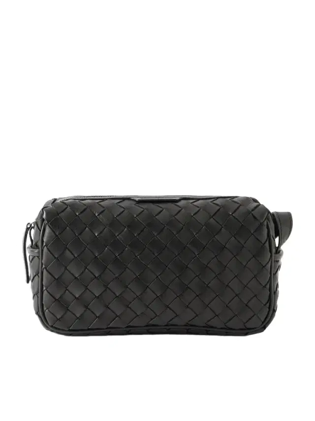 Officine Creative Armour 014 Woven Leather Wash Bag - Men