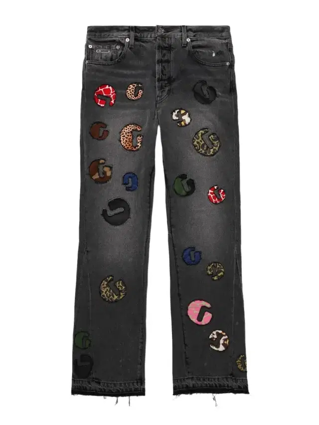 Gallery Dept. G-Time Flared Distressed Logo-Appliquéd Jeans - Men