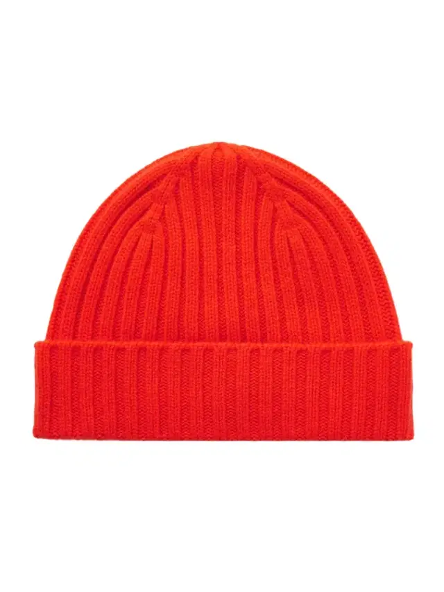 Cairn Ribbed Cashmere Beanie - Men