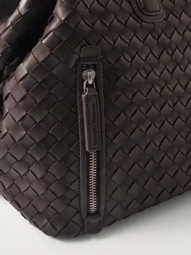 Officine Creative Armor/019 Woven Leather Weekend Bag - Men | Thumbnail 5