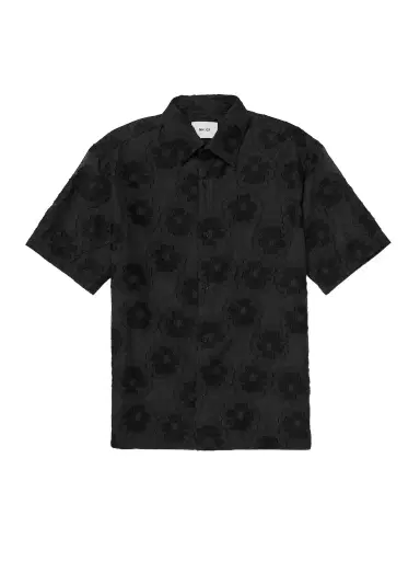 NN07 Freddy 50045 Floral-Embroidered Organic Cotton-Blend Shirt - Men | Thumbnail 1