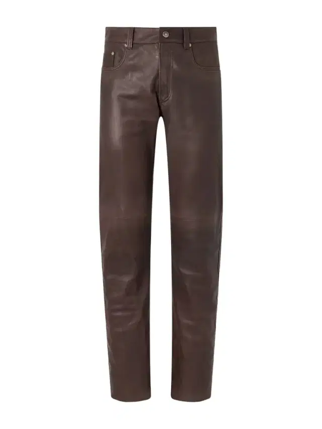 Versace Straight-Leg Leather Trousers - Men