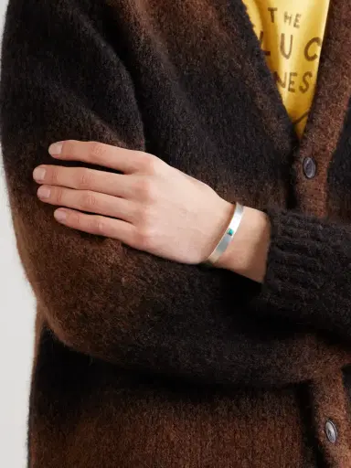 Peyote Bird Azul Sterling Silver, 14-Karat Gold and Turquoise Cuff - Men | Thumbnail 2