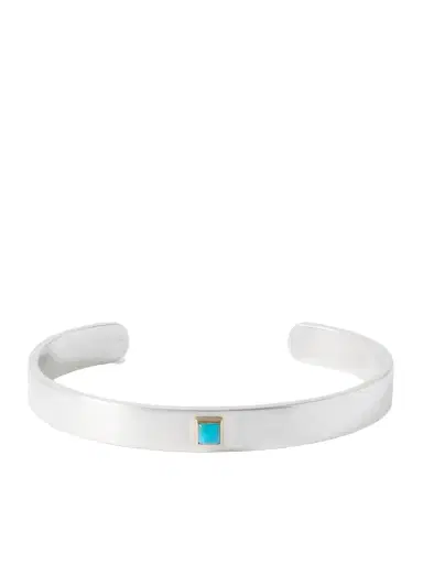 Peyote Bird Azul Sterling Silver, 14-Karat Gold and Turquoise Cuff - Men | Thumbnail 1