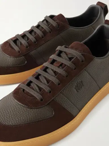 Church's Repton Textured-Leather and Deerskin Sneakers - Men | Thumbnail 5 Church's Repton Textured-Leather and Deerskin Sneakers - Men | Thumbnail 5