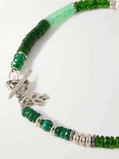 Peyote Bird Forest Grove Sterling Silver Multi-Stone Bracelet - Men | Thumbnail 3