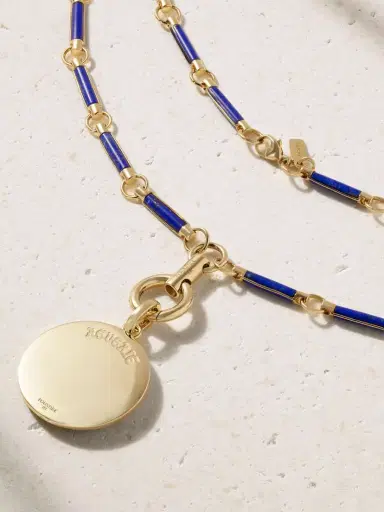 Foundrae Reverie Element 18-karat Gold, Lapis Lazuli, Diamond And Enamel Necklace | Thumbnail 3 Foundrae Reverie Element 18-karat Gold, Lapis Lazuli, Diamond And Enamel Necklace | Thumbnail 3
