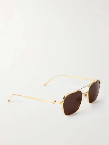 Cartier Eyewear Pasha Gold-tone Aviator-style Sunglasses | Thumbnail 3