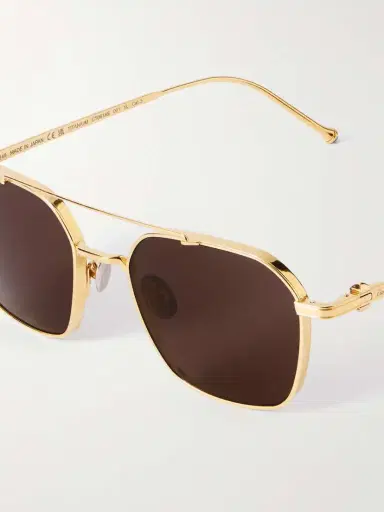Cartier Eyewear Pasha Gold-tone Aviator-style Sunglasses | Thumbnail 5