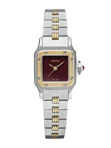 Stephanie Windsor + Cartier Vintage 1980s Santos Automatic 25mm Stainless Steel And 18-karat Gold Watch, Ref. No. 0902 | Thumbnail 1