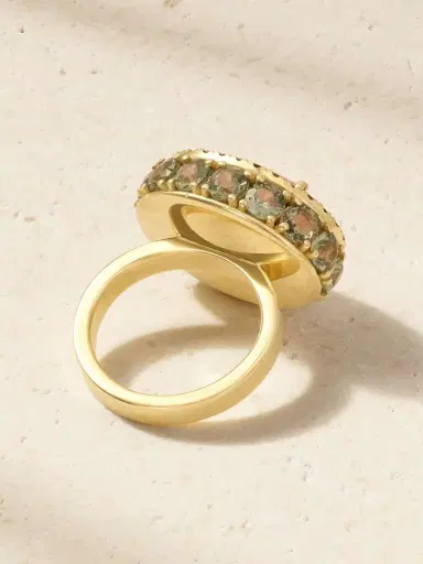 Ileana Makri One Of A Kind 18-karat Gold Multi-stone Ring | Thumbnail 4 Ileana Makri One Of A Kind 18-karat Gold Multi-stone Ring | Thumbnail 4