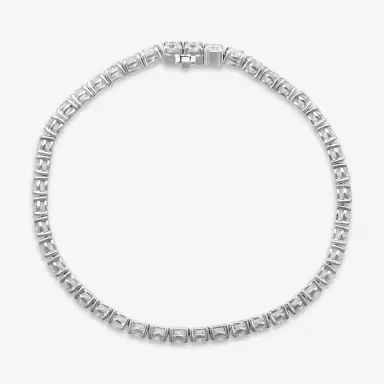 Ina Mar Ina Mar 14K White Gold 8.00 ctw Round Diamond 4-Prong Tennis Bracelet B1088G-FW-800F - 14K White Gold / by The Solist | Thumbnail 4