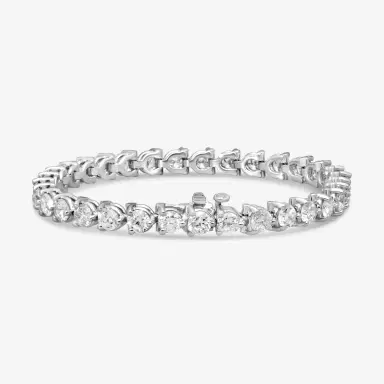 Ina Mar Ina Mar 14K White Gold 10.00 ctw Round Diamond Martini Tennis Bracelet B1076H-FW-1000F - 14K White Gold / by The Solist | Thumbnail 3