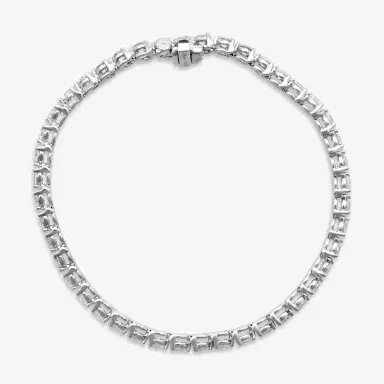 Ina Mar Ina Mar 14K White Gold 5.00 ctw Round Diamond Martini Tennis Bracelet B1076E-FW-500F - 14K White Gold / by The Solist | Thumbnail 3