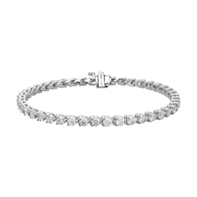 Ina Mar Ina Mar 14K White Gold 5.00 ctw Round Diamond Martini Tennis Bracelet B1076E-FW-500F - 14K White Gold / by The Solist | Thumbnail 1