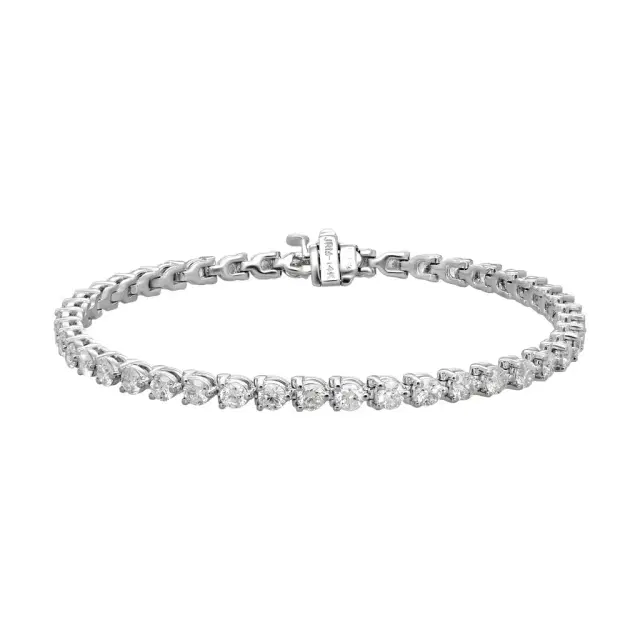 Ina Mar Ina Mar 14K White Gold 5.00 ctw Round Diamond Martini Tennis Bracelet B1076E-FW-500F - 14K White Gold / by The Solist