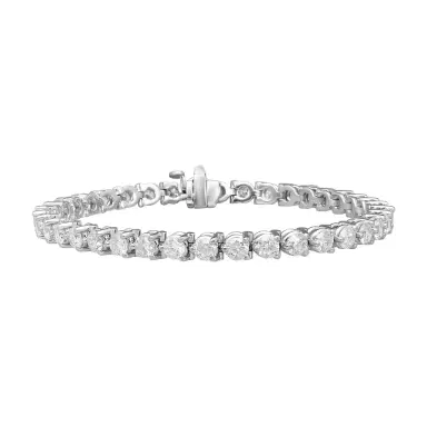 Ina Mar Ina Mar 14K White Gold 8.00 ctw Round Diamond Martini Tennis Bracelet B1076G-FW-800F - 14K White Gold / by The Solist | Thumbnail 1