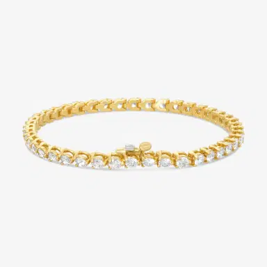 Ina Mar Ina Mar 14K Yellow Gold 5.00 ctw Round Diamond Martini Tennis Bracelet B1076E-FY-500F - 14K Yellow Gold / by The Solist | Thumbnail 2