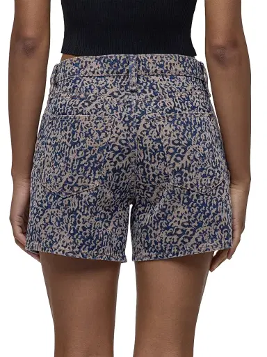 Hudson Jeans Women's Devon Boyfriend Denim Shorts - Indigo Leopard | Thumbnail 6 Hudson Jeans Women's Devon Boyfriend Denim Shorts - Indigo Leopard | Thumbnail 6