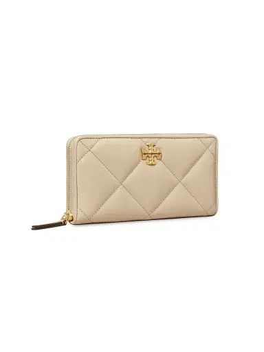 Tory Burch Women's Kira Diamond-Quilted Leather Continental Wallet | Thumbnail 2 Tory Burch Women's Kira Diamond-Quilted Leather Continental Wallet | Thumbnail 2