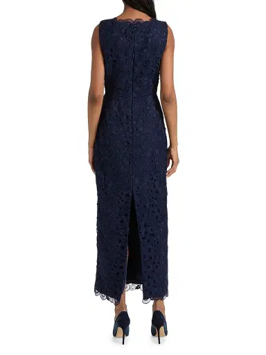 Milly Women's Molly Lace Gown - Navy | Thumbnail 5