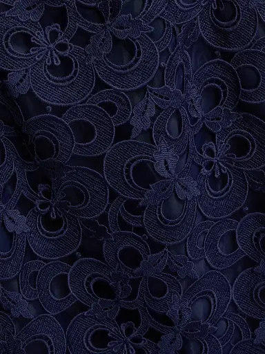 Milly Women's Molly Lace Gown - Navy | Thumbnail 7