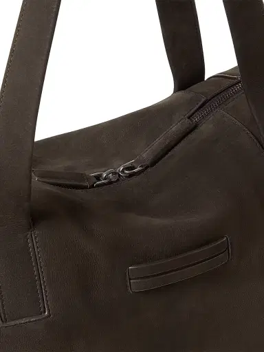 Zegna Men's Secondskin Everyday Bag - Dark Brown | Thumbnail 5