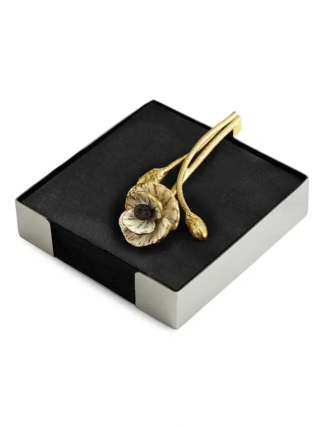 Michael Aram Anemone Cocktail Napkin Holder