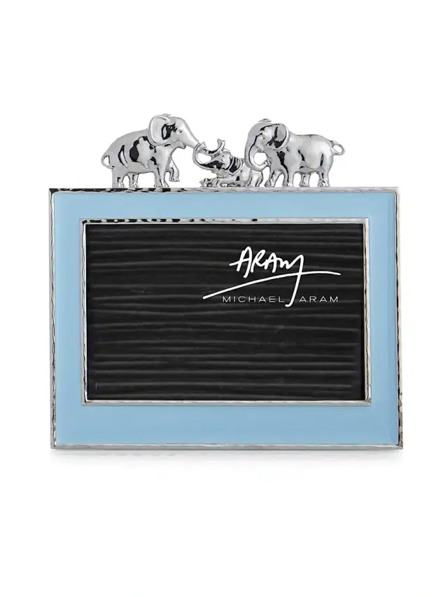 Michael Aram Animals Elephant Picture Frame - Blue 4 x 6