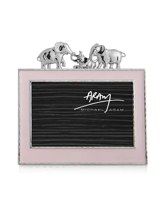 Michael Aram Animals Elephant Picture Frame - Pink 5 x 7