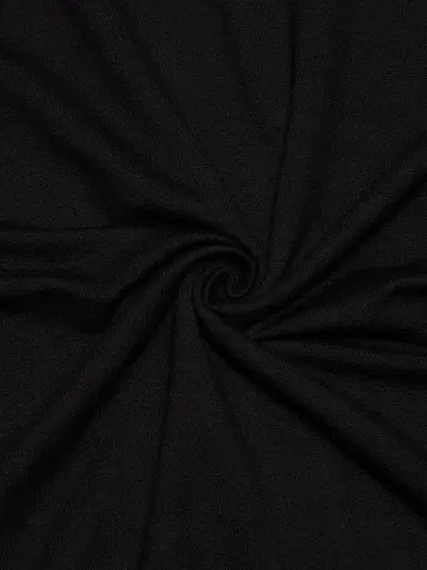 MAJESTIC FILATURES Women's French Terry Crewneck T-Shirt - Noir - Size XS | Thumbnail 7