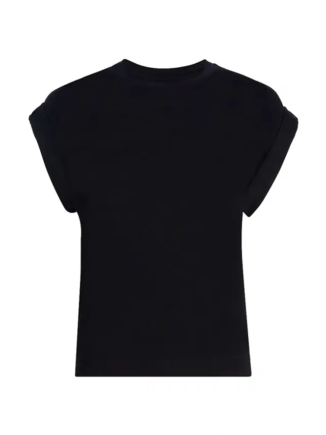 Majestic Filatures Women's French Terry Crewneck T-Shirt - Noir