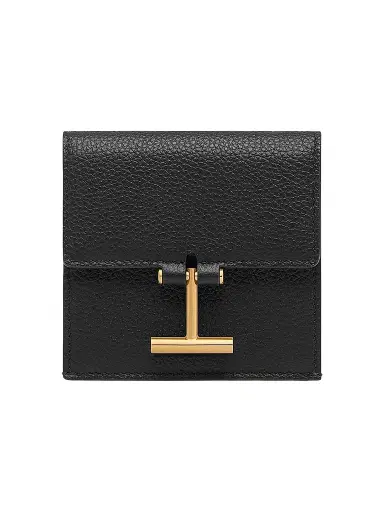 Tom Ford Women's Tara Grain Leather Card Holder | Thumbnail 1 Tom Ford Women's Tara Grain Leather Card Holder | Thumbnail 1