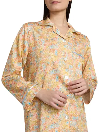 Papinelle Women's Carly Floral Pajamas - Honey Yellow - Size XL | Thumbnail 6 Papinelle Women's Carly Floral Pajamas - Honey Yellow - Size XL | Thumbnail 6