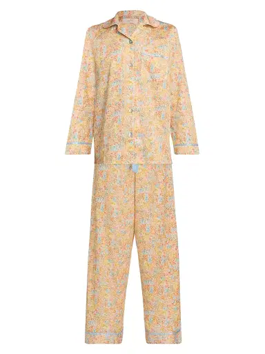 Papinelle Women's Carly Floral Pajamas - Honey Yellow - Size XL | Thumbnail 1 Papinelle Women's Carly Floral Pajamas - Honey Yellow - Size XL | Thumbnail 1