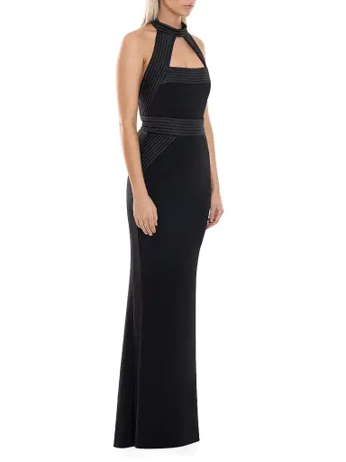 Zhivago Women's They Return Halterneck Gown - Black - Size 6 | Thumbnail 3
