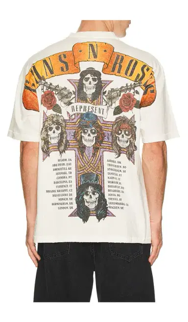 REPRESENT x Guns N' Roses Tour T-Shirt | Thumbnail 1 REPRESENT x Guns N' Roses Tour T-Shirt | Thumbnail 1